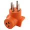 Ac Works Plug Adapter, 6-15/20R, 14-50P, 6-20P, 14-50P, 0 ft., Orange AD1450620 - alternate 1